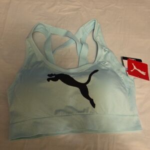 Puma Women's Light Blue Sports Bra